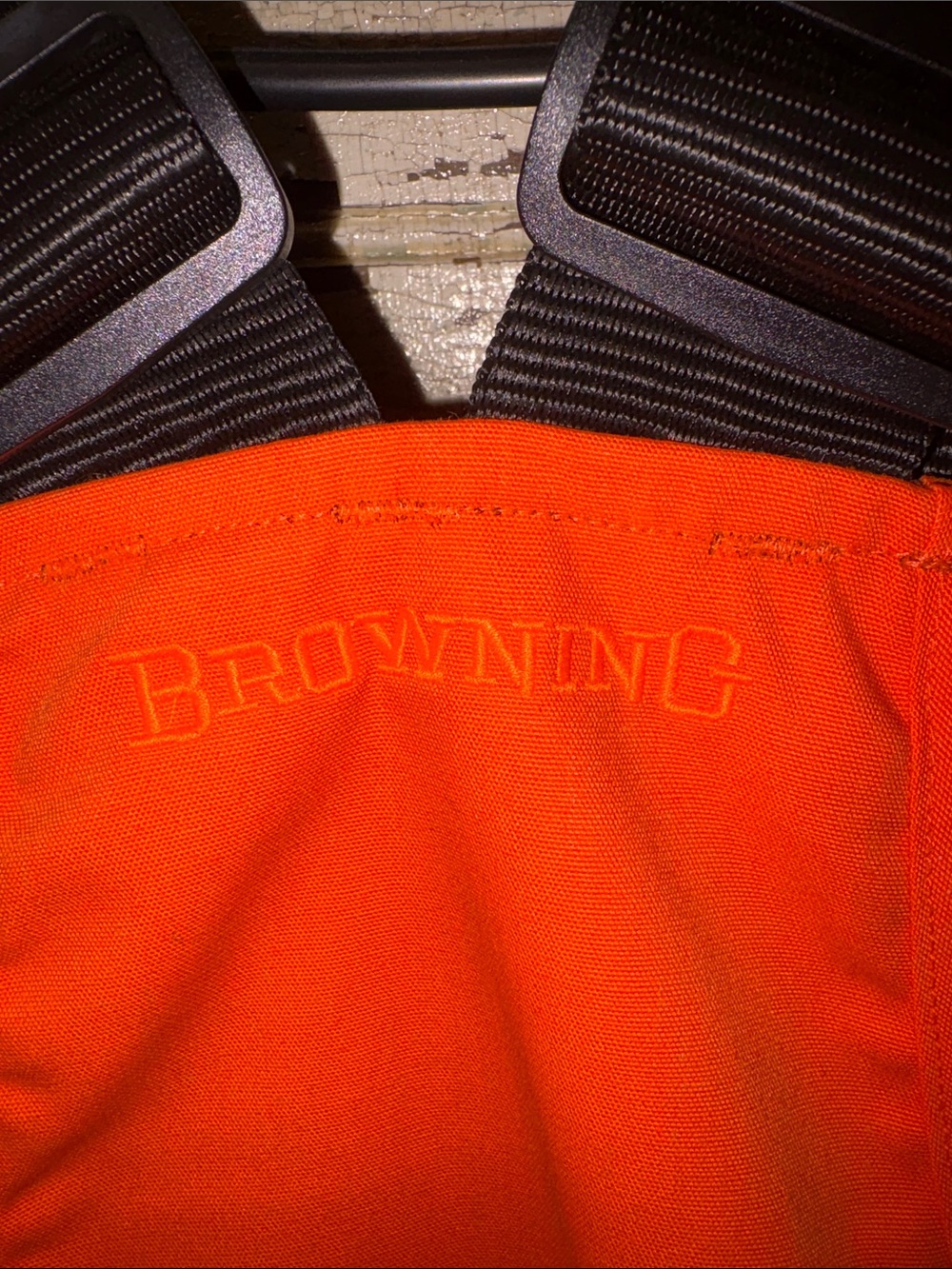 Browning Brown and Orange Hunting safety vest / Chest Rig / pockets for storage - Picture 5 of 5